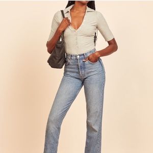 NWT Reformation Rita Bodysuit